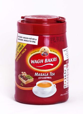 WAGH BAKRI MASALA ПРЕМИУМ ЧЕРНЫЙ ГРАНУЛИРОВАННЫЙ ЧАЙ СО СПЕЦИЯМИ В БОЧОНКЕ, 248 ГР