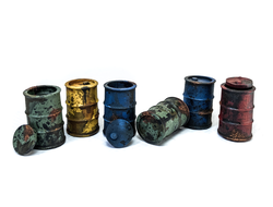 Oil barrels (PAINTED) (IN STOCK)