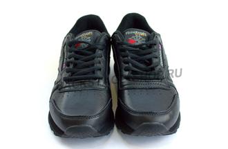 Кроссовки Reebok Classic Black кожаные