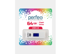 флешка Perfeo USB 64GB S03 White