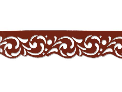 Рулонный ламбрекен на основе жесткого бандо. Арт. 02019