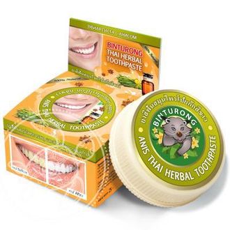 Binturong Зубная паста с Анисом, 33 гр. Anise Thai Herbal Toothpaste. 437087