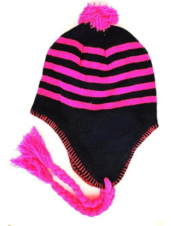 Шапка TS розовая полоска