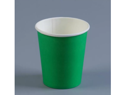 Стаканчик одноразовый для десерта Зеленый (без крышки), 250 мл, набор 10 шт