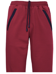 Мужские легкие шорты большого размера арт. 2942-2999 (цвет бордо) Размеры 56-78