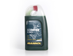 08063е (7804) Масло моторное MANNOL 2-TAKT SCOOTER  API TC  JASO FB  ISO-L-EGB 1 л. синтетическое