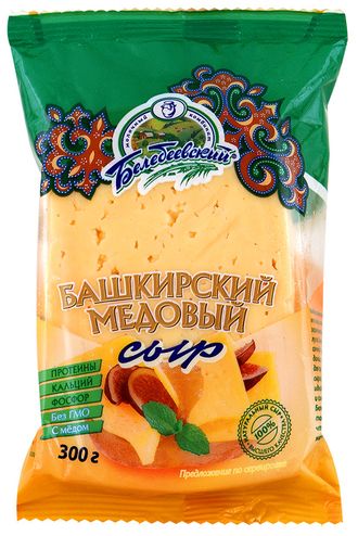Сыр Башкирский медовый 50% 300гр БМК