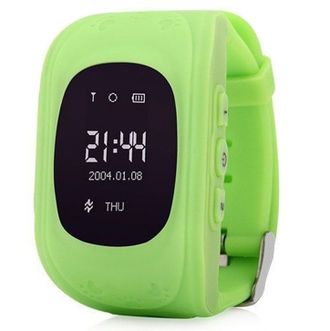 Детские часы Smart Baby Watch с GPS Q50 - зелёные