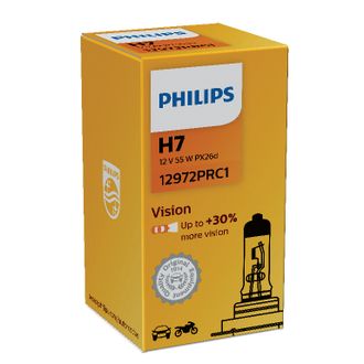 Лампа Philips 12V H7 55W PX26d +30% Vision