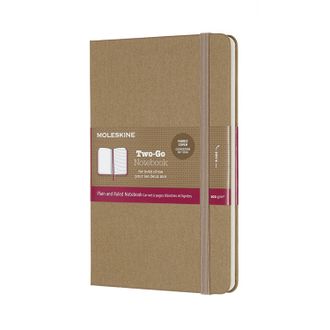 Записная книжка Moleskine Two-Go (Medium 11,5 x 17,5 см), бежевый