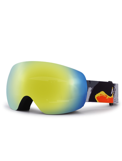 Маска горнолыжная LY-69 yellow