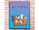 Постер-картина «Kittens» большой