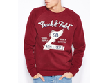 Свитшот Tokyo Laundry Degas Raglan Fleece Бордовый