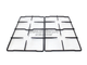 Решетка стола плиты ДАРИНА GM 141, 241 (225x520), комплект (17 010-01)