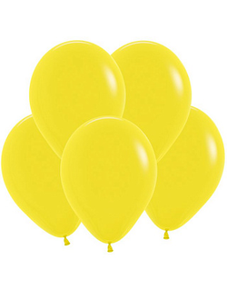 Воздушный шар с гелием "Желтый пастель" 30 см