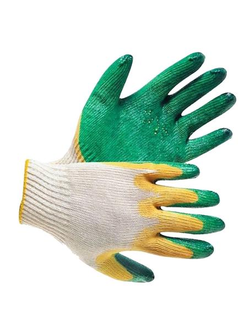 перчатки х/б "Люкс" двойной облив