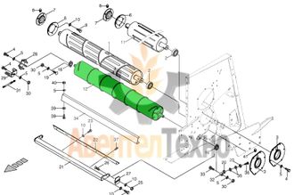 200601391 /	200601393 Сетевой валец Сomprima CF 155 XC (ППРО-155)