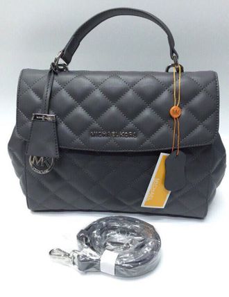 Сумка Michael Kors Ava Quilted Grey / Серая