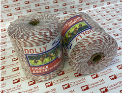 Шнур Dolly-ECO (красно-белый) / 400 метров