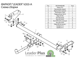 ТСУ Leader Plus для Volvo XC90 (2002-2014), V203-A