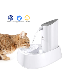 Автопоилка - фонтан для кошек и собак с подсветкой и фильтрацией воды 1,5 л