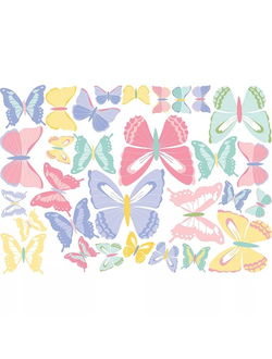 Декор-комплект Бабочки Весенние 30шт