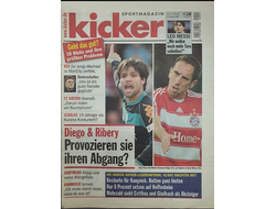 Kicker Magazine 22 January 2009 Иностранные журналы о футболе, Спортивные иностранные журналы