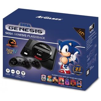 Sega Genesis Flashback HD для картриджей Mega Drive и Genesis + 85 встроенных игр от AtGames (Нет в наличии)