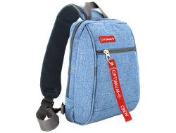 Рюкзак с одной лямкой - сумка на грудь Optimum XXL RL, голубой