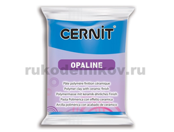 полимерная глина Cernit Opaline, цвет-primary blue 261 (синий), вес 56 грамм