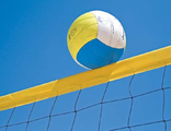 Сетка для пляжного волейбола размер 1 м* 8,5м, обшита стропой с 4-х сторон нить 2,2 мм