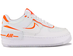 Nike Air Force 1 Low Shadow orange (белые)
