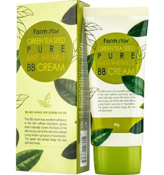 FarmStay ВВ Крем Разглаживающий с семенами Зеленого чая Green Tea Seed Pure Anti-Wrinkle Bb Cream, 40 мл. 286365