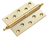 Латунные дверные петли Morelli MB 120X80X3.5 SG R C Цвет - Матовое Золото