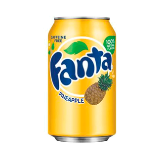 Газированный напиток Fanta Pineapple 330мл.