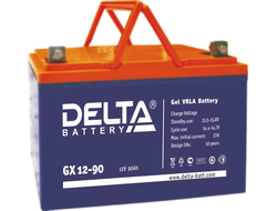 Гелевый аккумулятор Delta GX 12-90 (12 В, 90 А*ч)