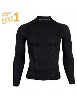 Футболка мужская длинный рукав Brubeck Wool Merino 61%