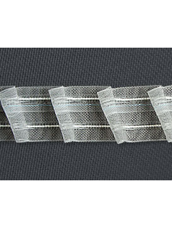 Наклонная складка при помощи автоматической тесьмы Bandex