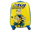 Детский чемодан на 4 колесах Миньоны / Minions (3 миньона)