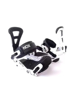КРЕПЛЕНИЯ СНОУБОРДИЧЕСКИЕ NOX BLACK-WHITE