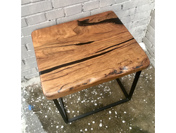столик журнальный, столик прикроватный, маленький стол, столик кофейный, стол из дерева, слэб, спил