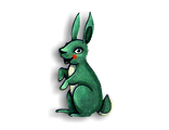 Длинноухий заяц - Брошь/ значок - 170