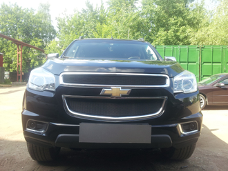 Оригинальная защита радиатора Chevrolet Trailblazer 2013- (2 части)