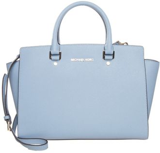 Сумка Michael Kors Selma Light blue / Светло-голубая