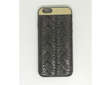 Защитная крышка iPhone 6/6S (арт.14766), коричневое плетение, под кожу