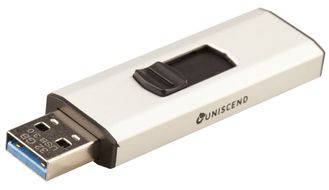 Флешка Uniscend Alum серебристая 3.0, 16 Гб