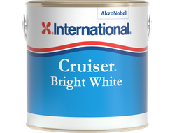 Необрастающая краска «International CRUISER BRIGHT» самополирующаяся для корпусов из всех материалов, включая алюминий, белая (0.75 И 2.5 ЛИТРА)