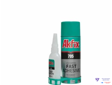Akfix 705 / Акфикс 705 клей для экспресс склеивания (65 гр клей + 200 мл активатор)