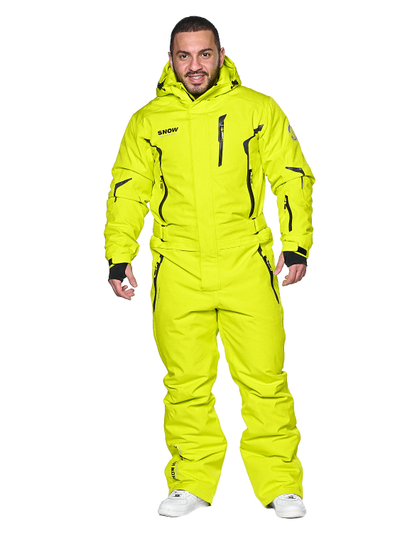 Мужской комбинезон  SNOW Headquarter  A-89001 ЛИМОННЫЙ