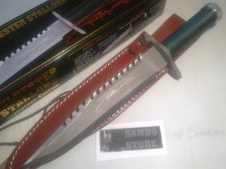 knife Rambo I original Stallone sign / КОЛЛЕКЦИОННЫЙ нож Рембо 1 с доставкой